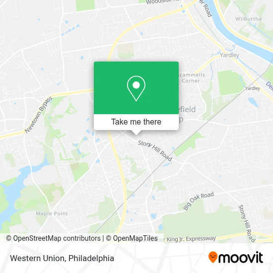 Western Union map