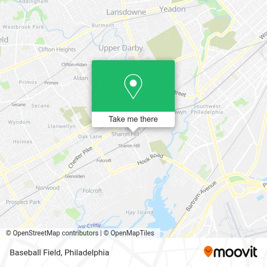 Baseball Field map