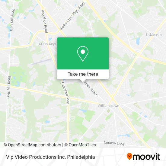 Vip Video Productions Inc map