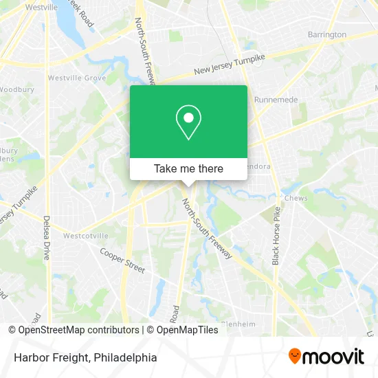 Harbor Freight map