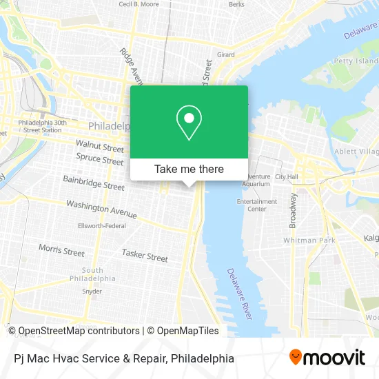 Pj Mac Hvac Service & Repair map