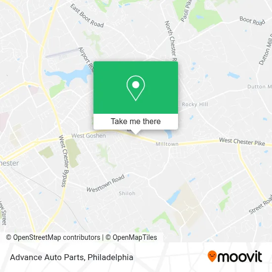 Advance Auto Parts map