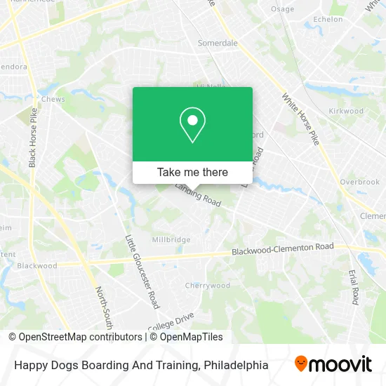 Happy Dogs Boarding And Training map