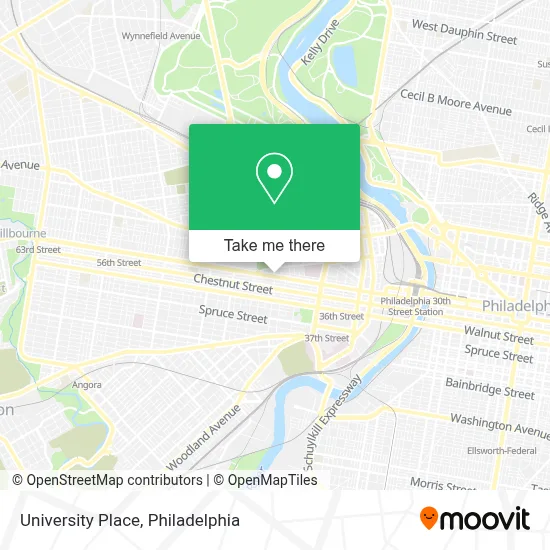 University Place map