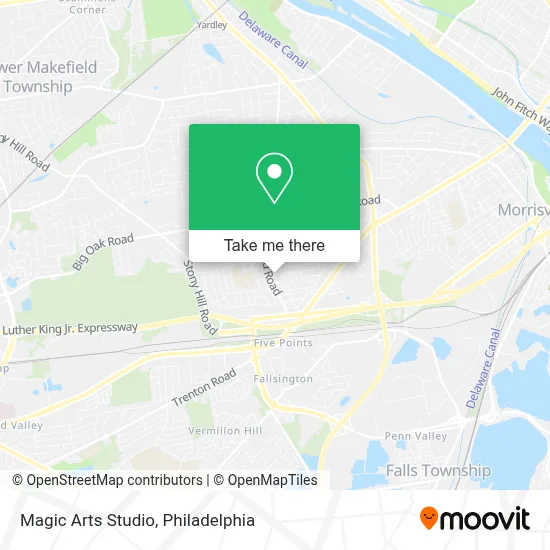 Magic Arts Studio map