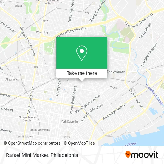 Rafael Mini Market map