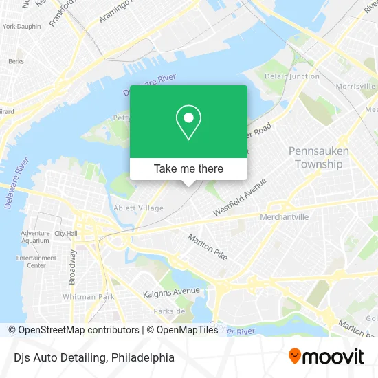 Djs Auto Detailing map