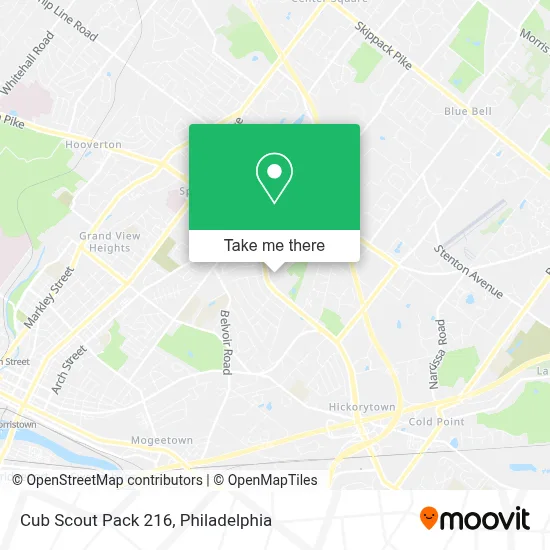 Cub Scout Pack 216 map