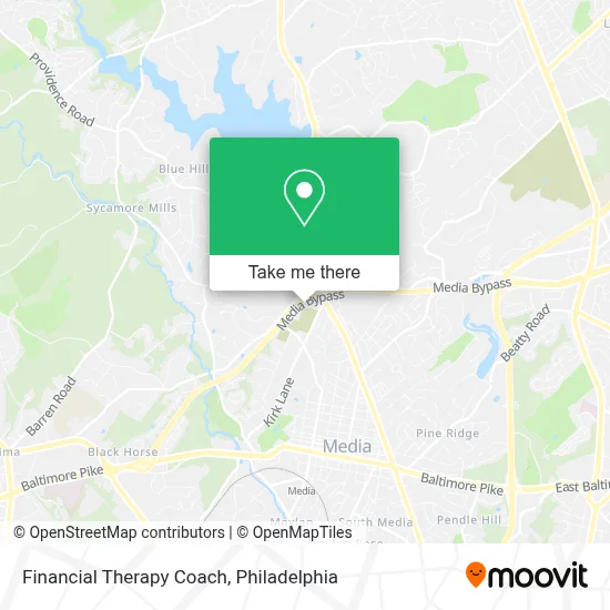 Financial Therapy Coach map