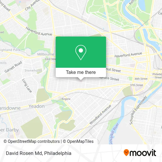 David Rosen Md map