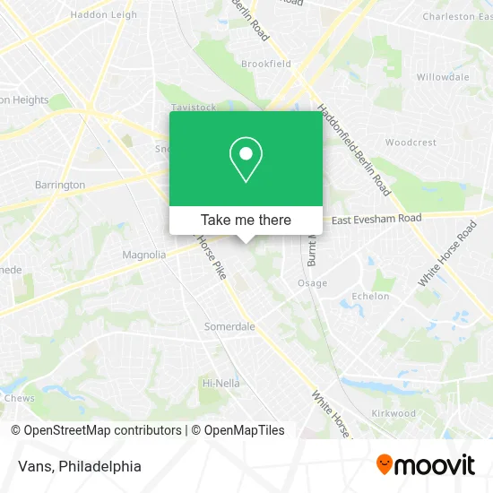 Vans map