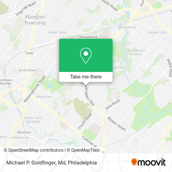 Michael P. Goldfinger, Md map