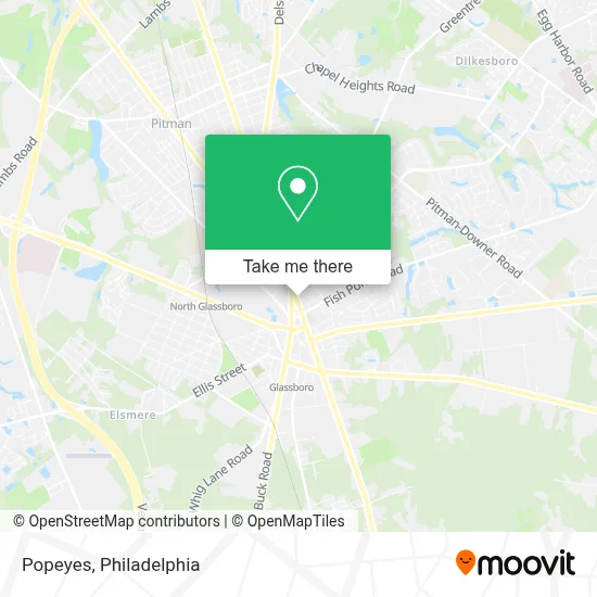 Popeyes map