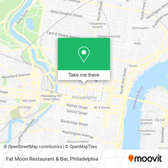 Fat Moon Restaurant & Bar map