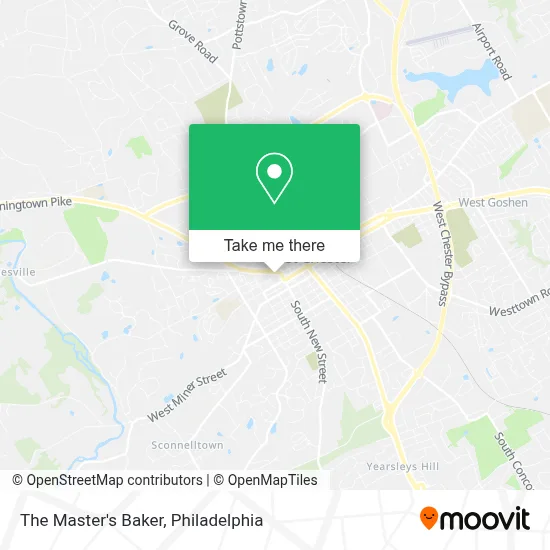 The Master's Baker map