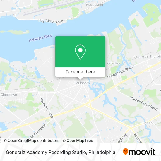 Generalz Academy Recording Studio map