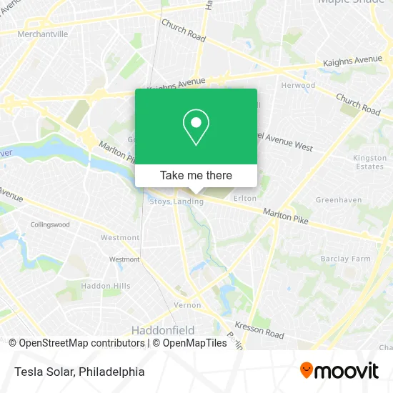 Tesla Solar map