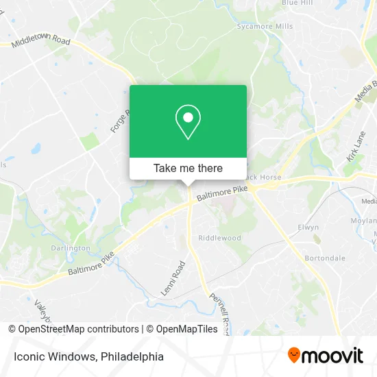 Iconic Windows map