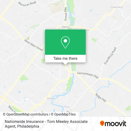 Nationwide Insurance - Tom Meeley Associate Agent map