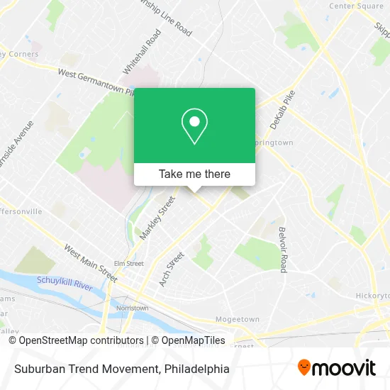 Suburban Trend Movement map