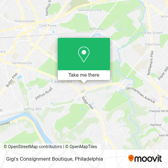 Gigi's Consignment Boutique map