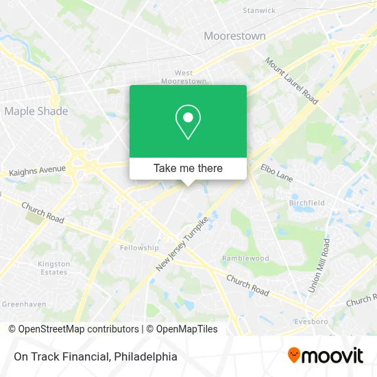 On Track Financial map