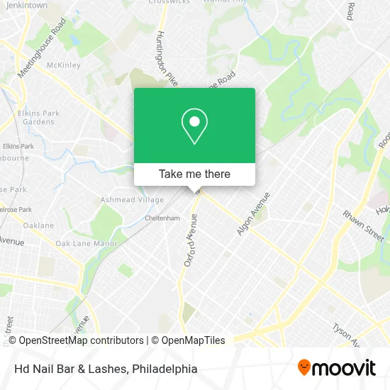 Hd Nail Bar & Lashes map