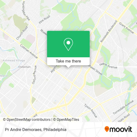 Pr Andre Demoraes map