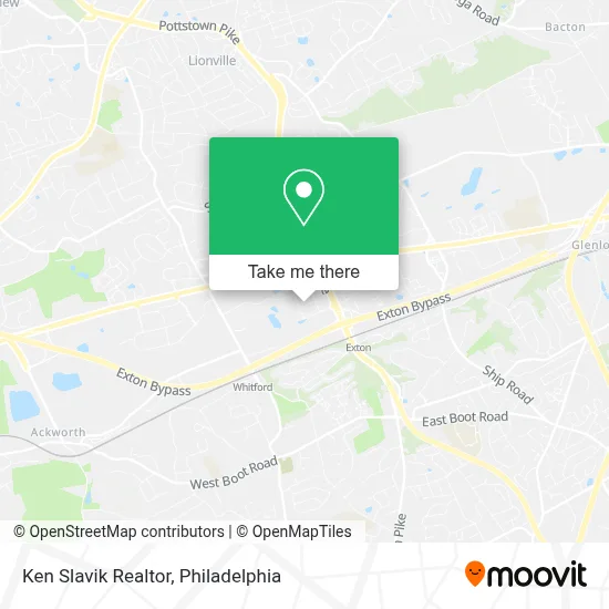 Ken Slavik Realtor map