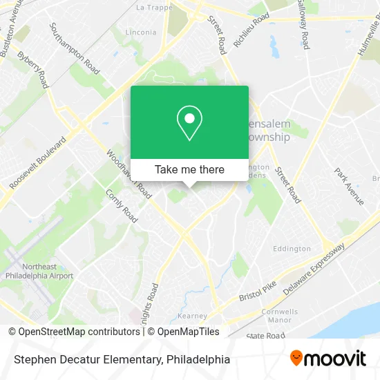 Stephen Decatur Elementary map
