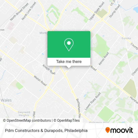 Pdm Constructors & Durapods map