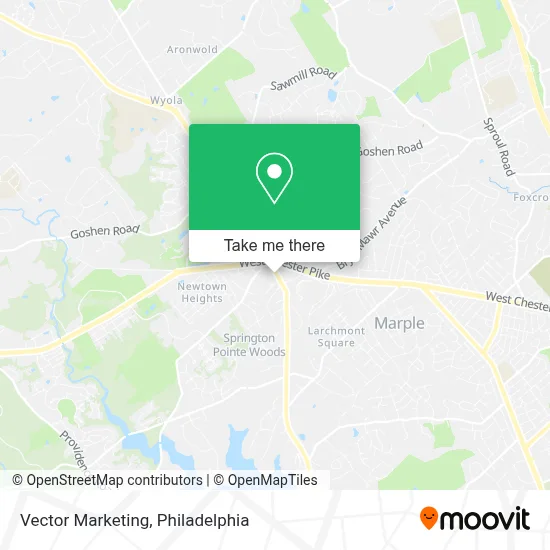 Vector Marketing map