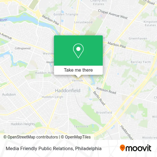 Media Friendly Public Relations map
