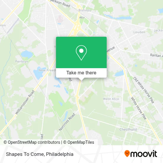 Shapes To Come map