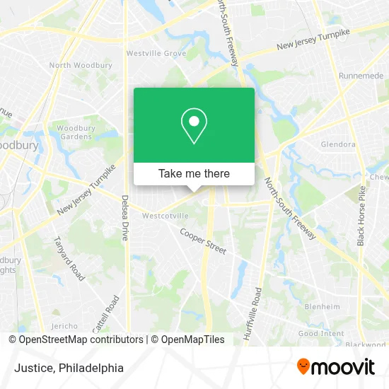 Justice map