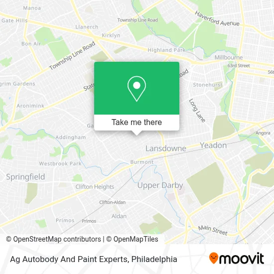 Ag Autobody And Paint Experts map