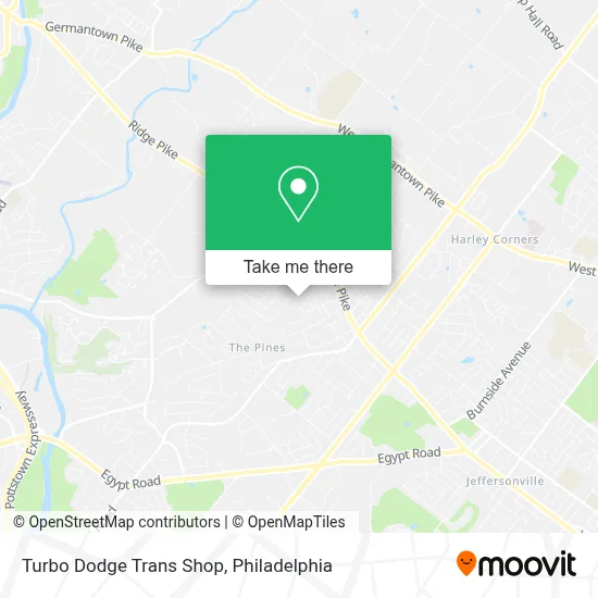 Turbo Dodge Trans Shop map