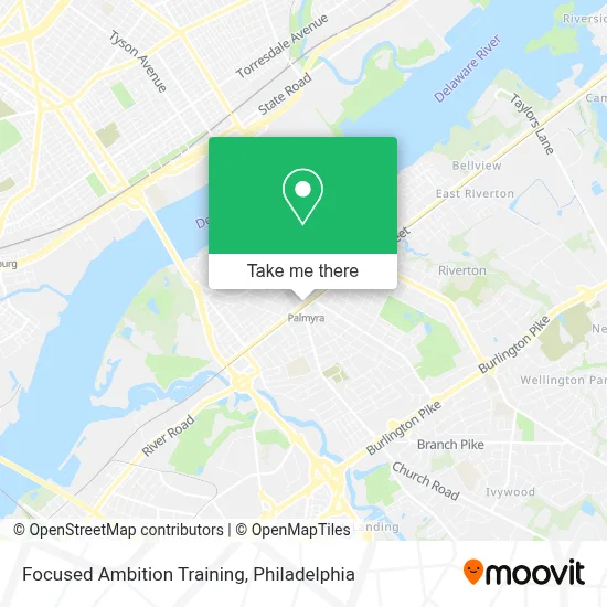 Focused Ambition Training map