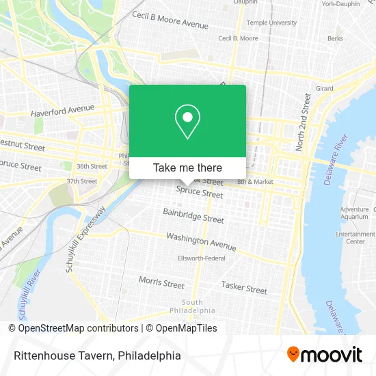 Rittenhouse Tavern map