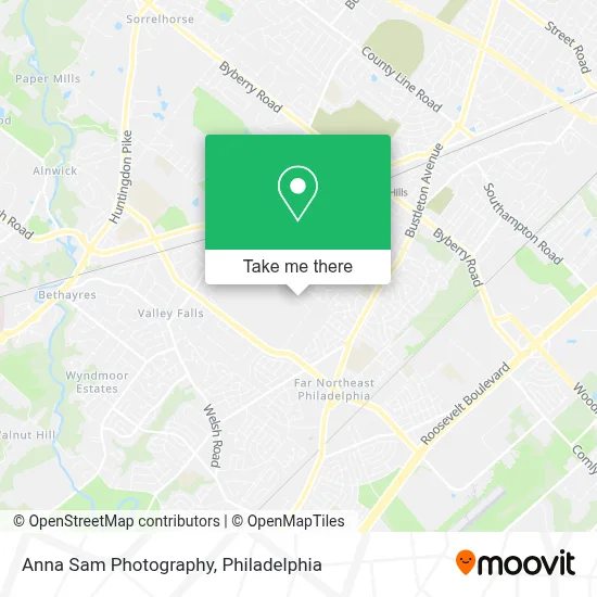 Anna Sam Photography map