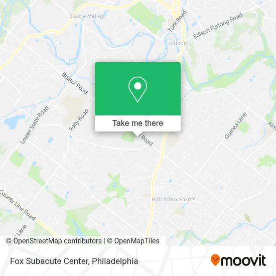 Fox Subacute Center map