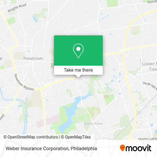 Weber Insurance Corporation map