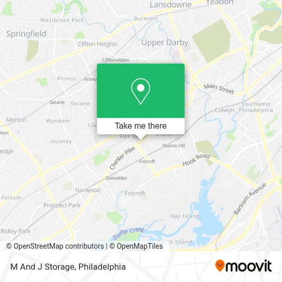 M And J Storage map