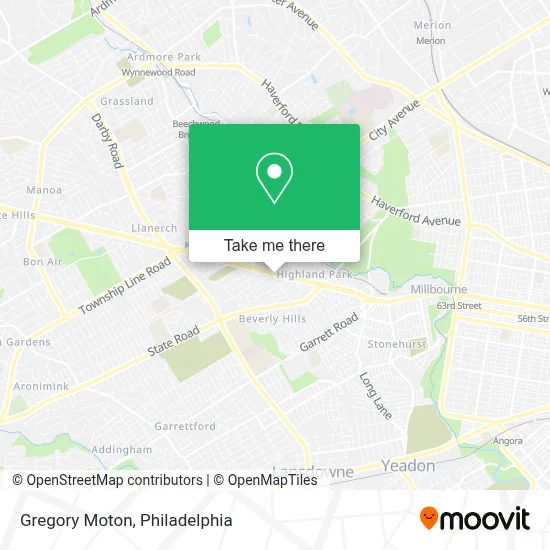 Gregory Moton map