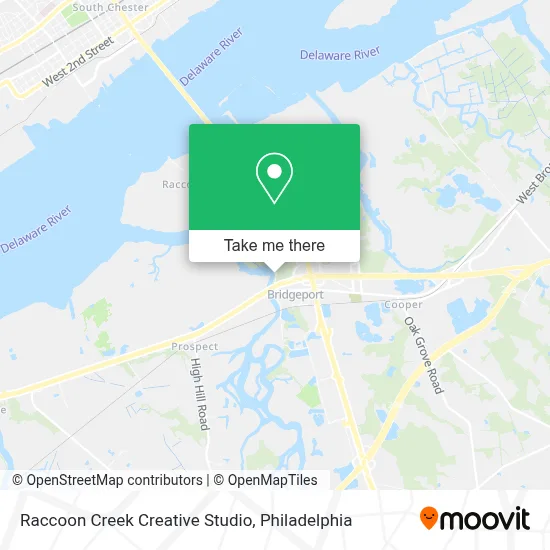 Raccoon Creek Creative Studio map