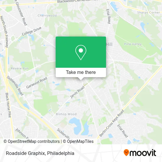 Roadside Graphix map