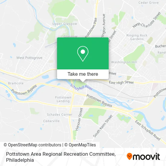Pottstown Area Regional Recreation Committee map