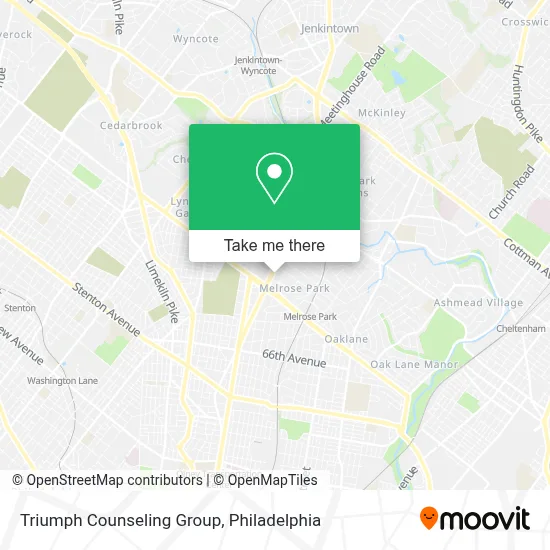 Triumph Counseling Group map