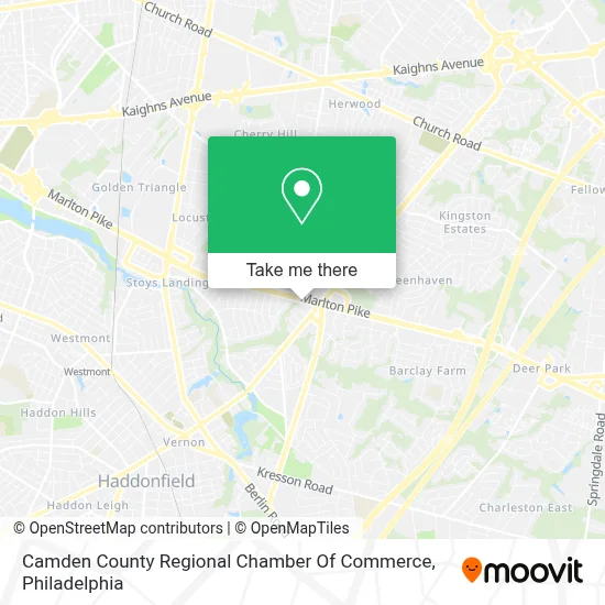 Camden County Regional Chamber Of Commerce map