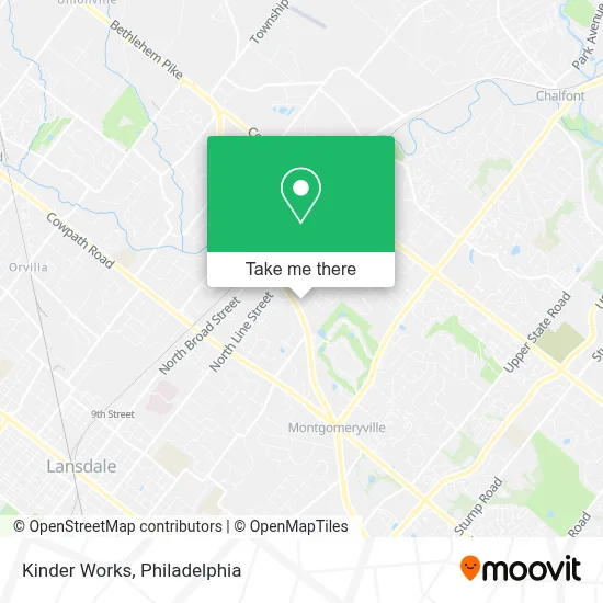 Kinder Works map